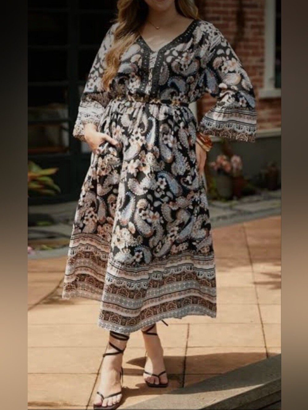 Bloomchic Fall Maxi Dress 22-24